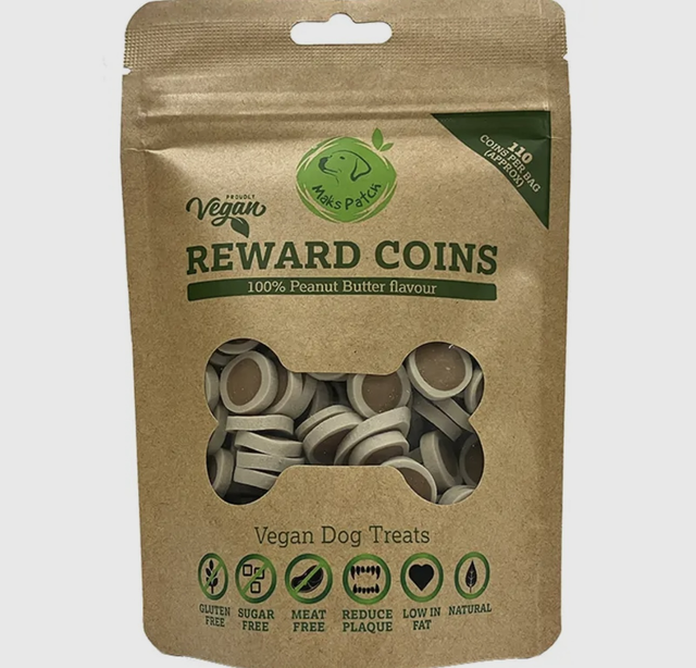 Peanut butter reward coins vegetable 