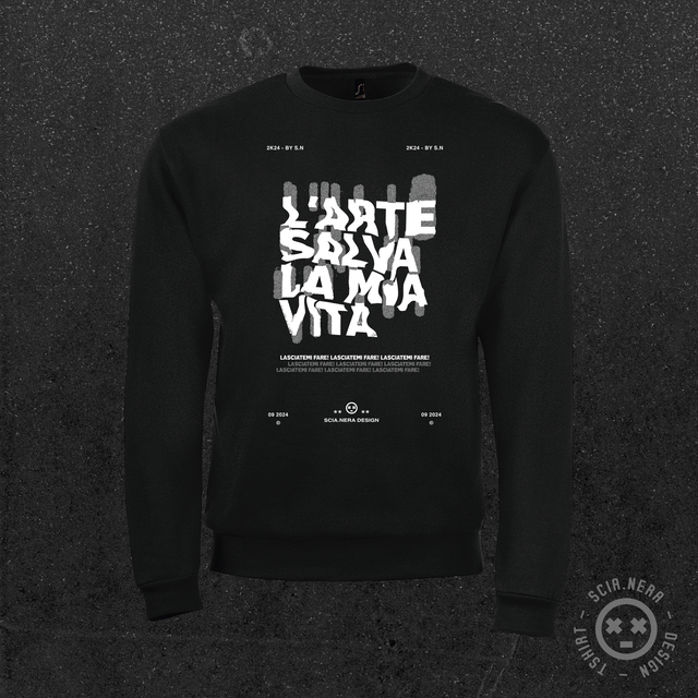 L'Arte salva... - Felpa Leggera Unisex