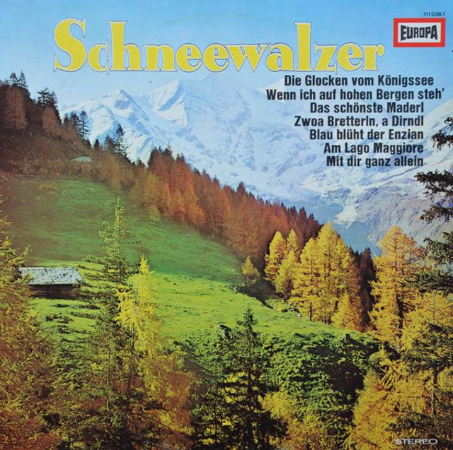 Alfons Zitz , Die Zürisee Musikanten - Schneewalzer (LP)