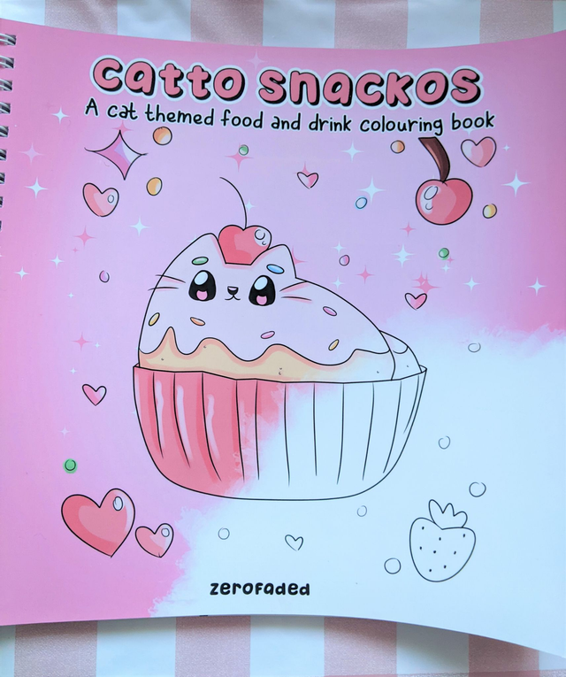 Catto Snackos Colouring Book - Cat Gift Colouring Book, colouring pages, colouring books, colouring pages adult, colouring book adult, coloring book