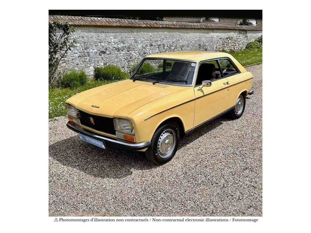 Peugeot 304 Coupé S 1974 Jaune Maïs Norev 184990 1/18