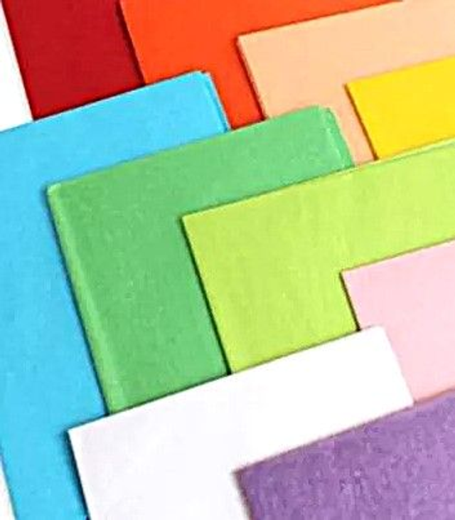 Plain Tissue Paper Sheets various colours 