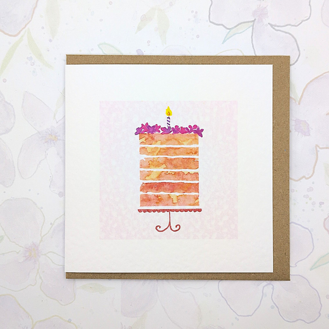 Birthday Card - small square