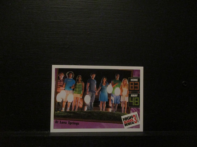 At Lava Springs - Location Card High School Musical 3 Senior Year Original Trading Card