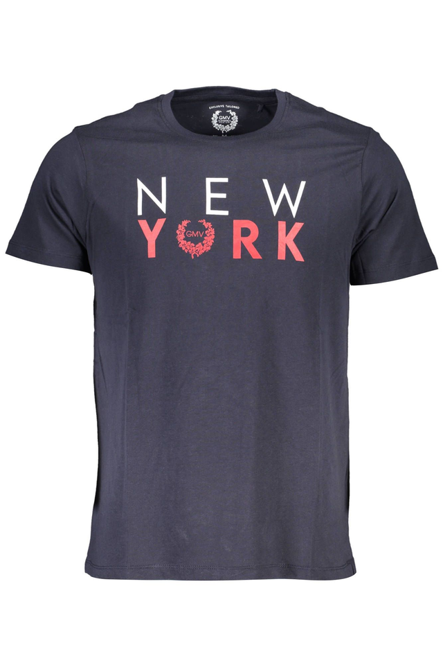 GIAN MARCO VENTURI T-SHIRT MANICHE CORTE UOMO BLU