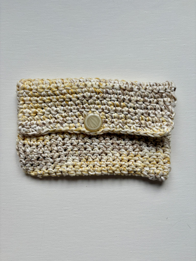 Pochette dégradée jaune 