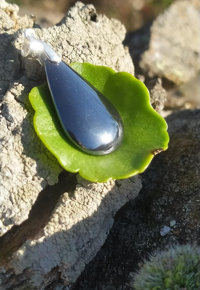 Pendentif Hématite/ Argent