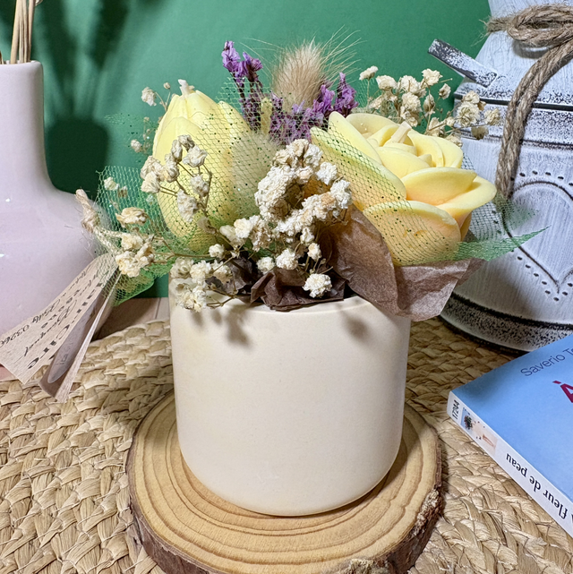 Mini bouquet - pĂȘche đ