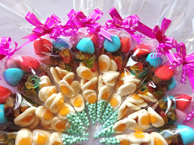 Fried Eggs Sweet Cones