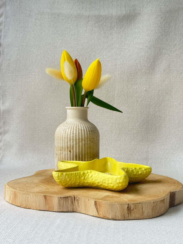Plateau étoile – Jaune irisé