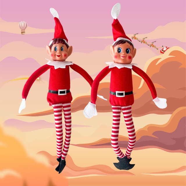 Duo couple lutins (non articulés)