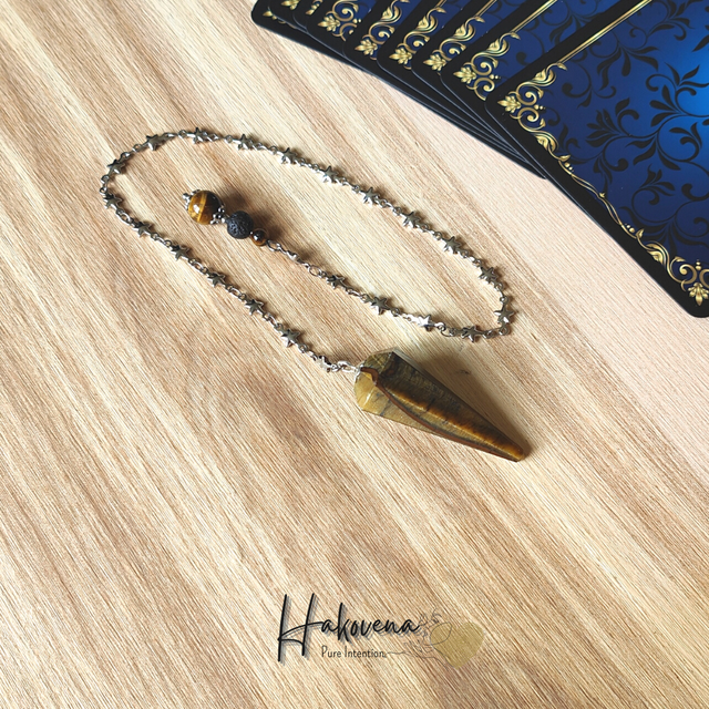 Pendule oeil de tigre Emile - 0078PD