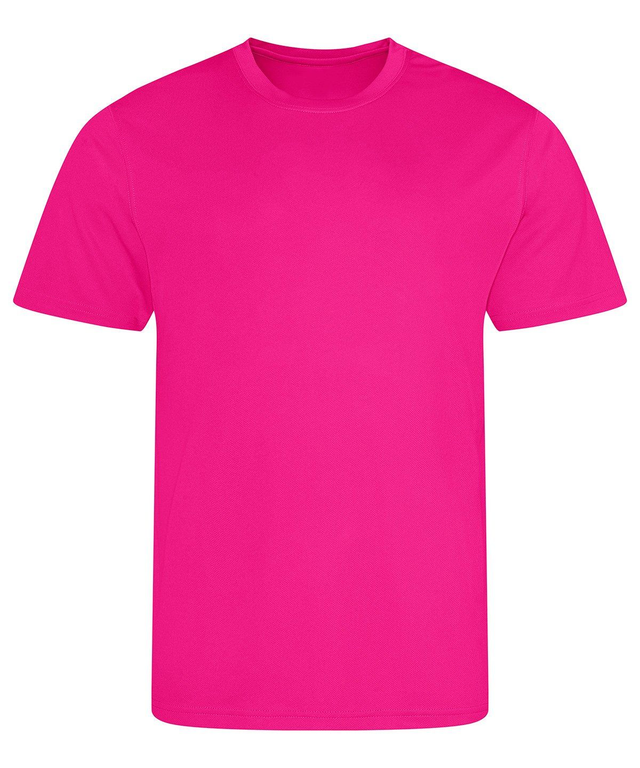 Custom Junior Just Cool T Shirt Hyper Pink