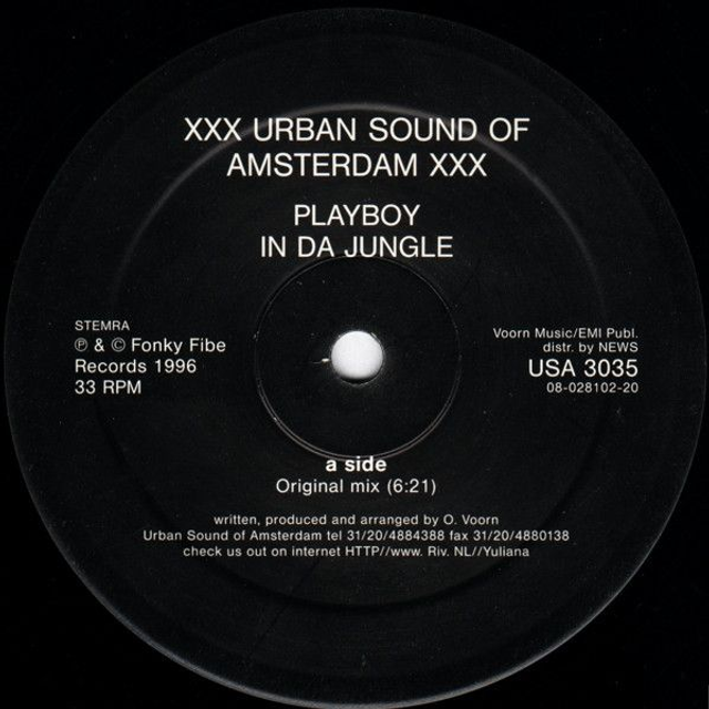PLAYBOY - IN DA JUNGLE - URBAN SOUND OF AMSTERDAM