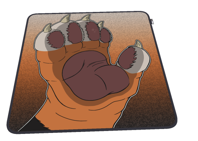 Mousepad: Tiger claw