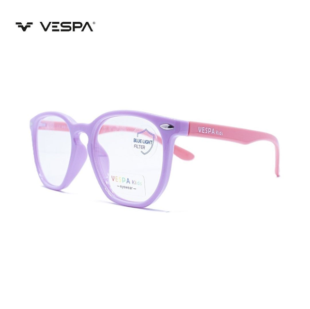 Lentes Vespa Kids VE-21035F C2 – Armazón flexible con filtro azul 
