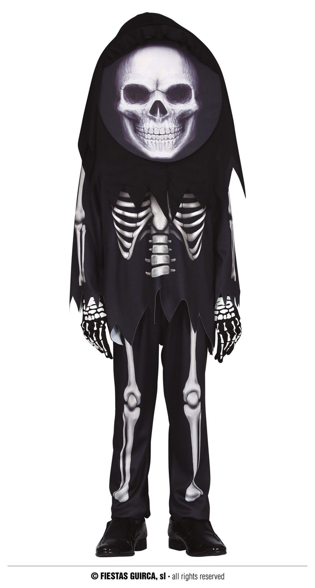 HALLOWEEN COSTUME SKELETRONE 5/6 ANNI
