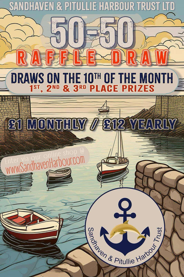 50/50 Draw - 1 Monthly Entry for 1 Year