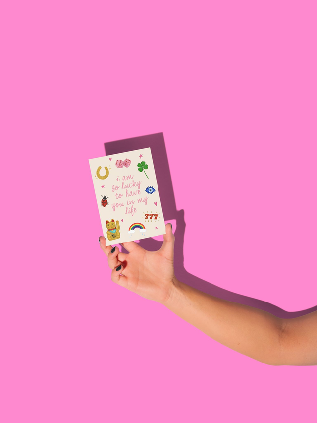 I Am So Lucky To Have You In My Life Card