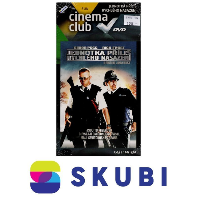 DVD Jednotka příliš rychlého nasazení / Hot Fuzz - česky, anglicky