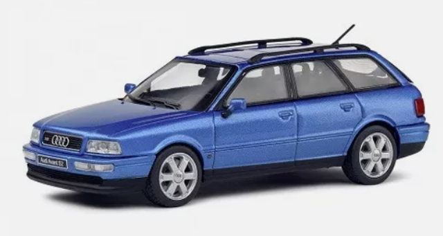 Audi Avant S2 1994 Pelikan blau Solido 1:43
