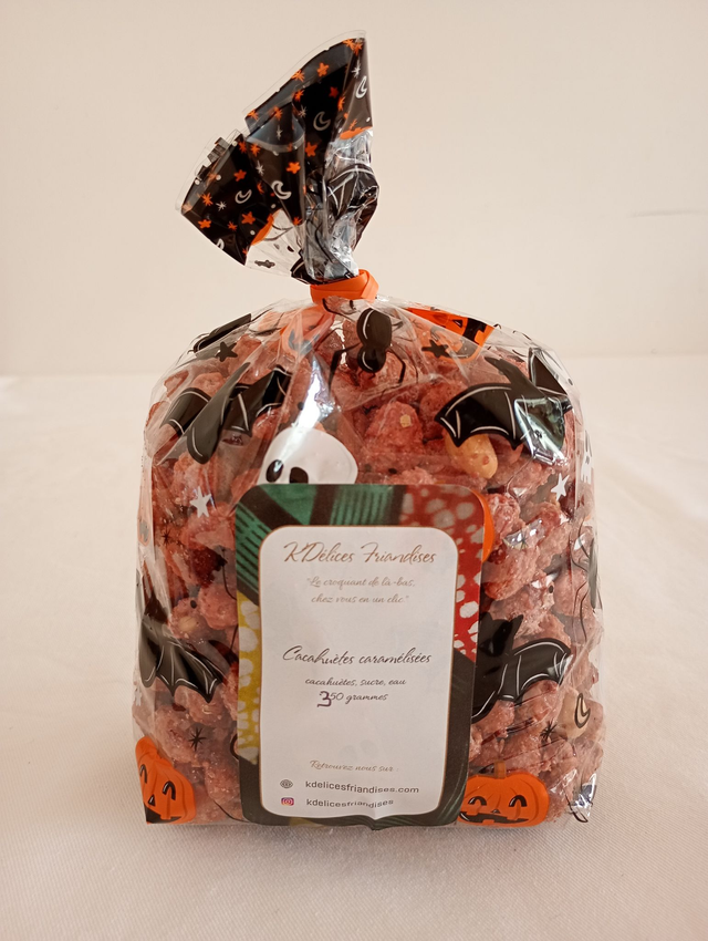 Ballotin HALLOWEEN - Cacahuètes Caramélisées - 350 grs