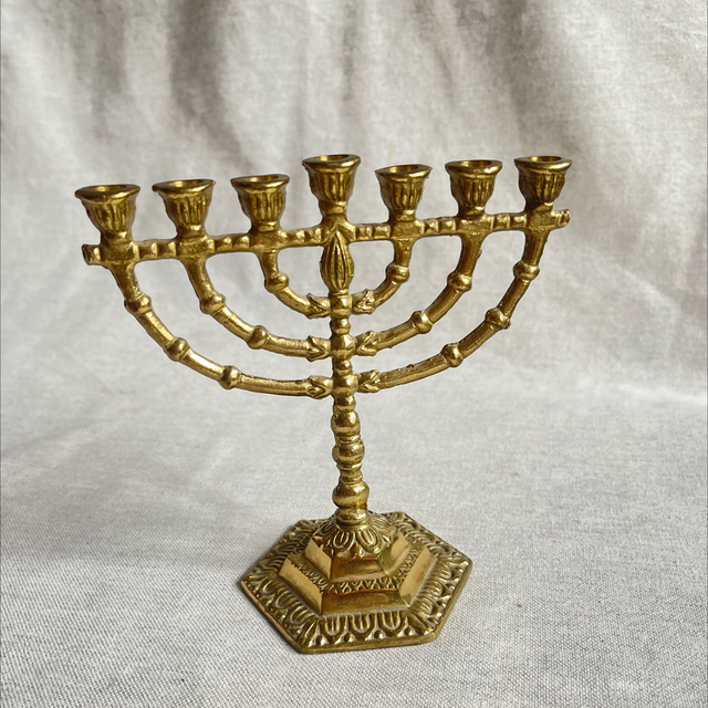 Menora Kerzenhalter Bronze 