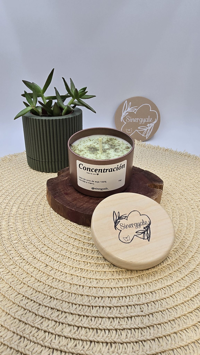 Vela en lata - Concentración