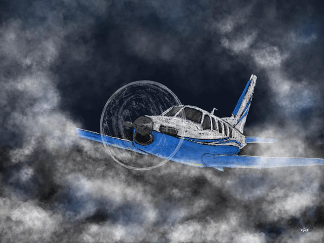 Dans les nuages (limité à 8 exemplaires)