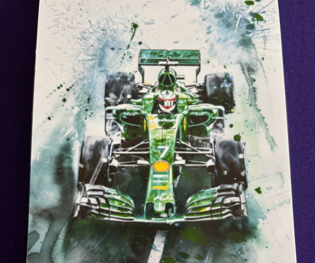 Plain Note Pad Racing Car Green