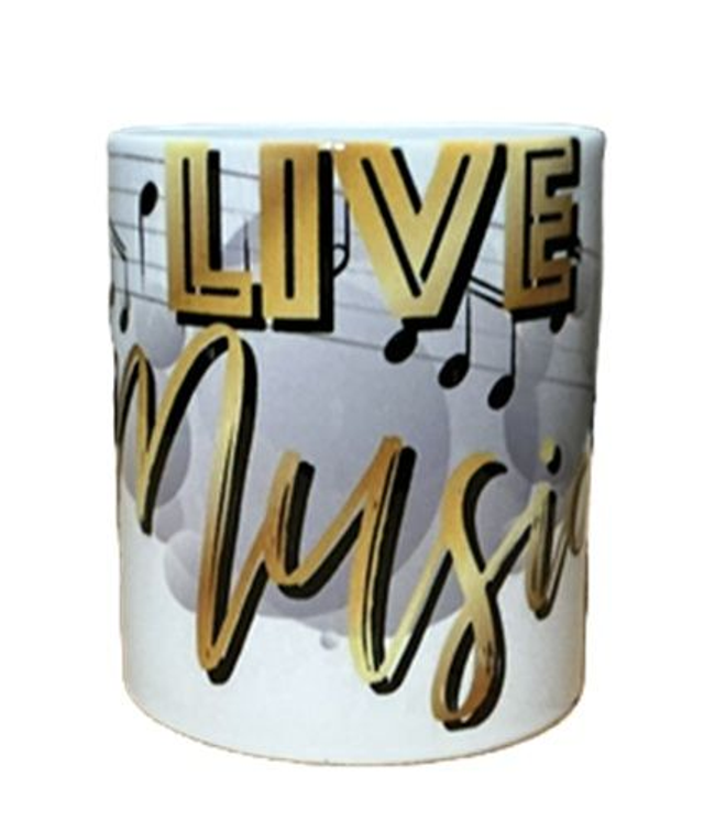 Live Music - fun  mugs -11oz  Ceramic Mug