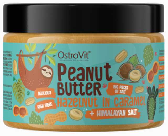 Burro di Arachidi + Nocciola al Caramello + Sale dell'Himalaya 500 g croccante