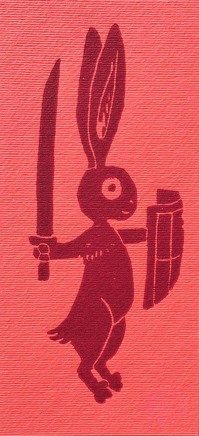 Lapin à l'épée