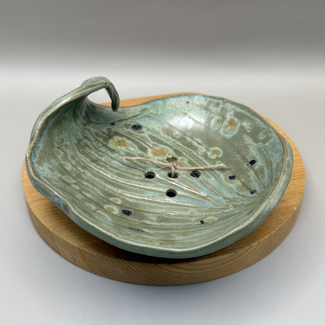 Hosta leaf soapdish