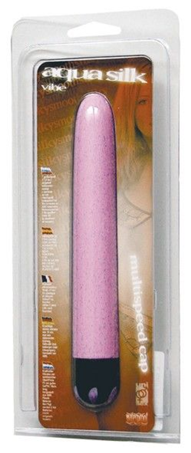 Aqua Silk Vibrator 15cm purple