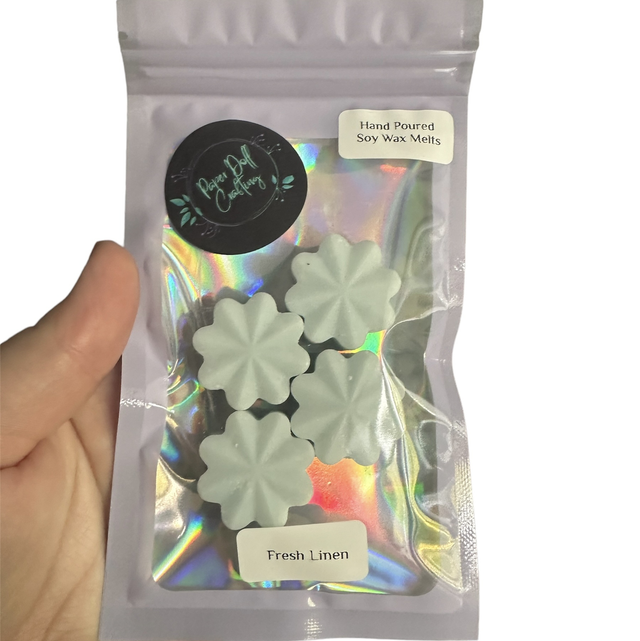 Soy Wax Melt Flowers - Fresh Linen