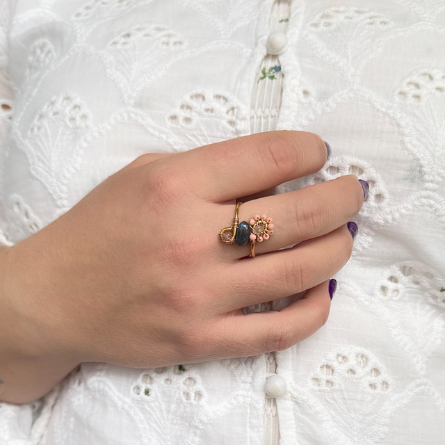 Bague Azélie Labradorite