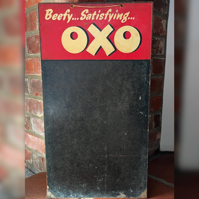 1950’s OXO Advertising Chalk Board/ Sign