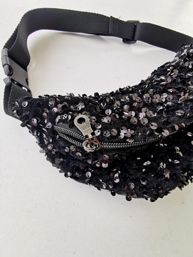 Banane BILLY sequin noir