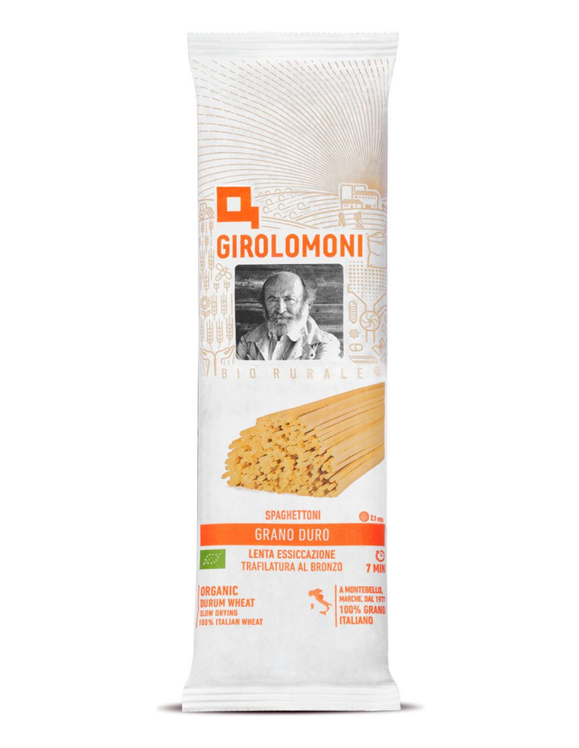 SPAGHETTONI GRANO DURO BIO TRAFELATO RUVIDA 500GR