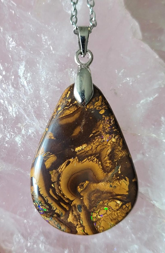 Pendentif Opale Boulder 