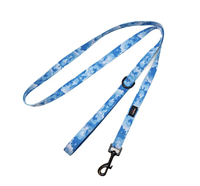 Funk The Dog Lead - Blue Camo