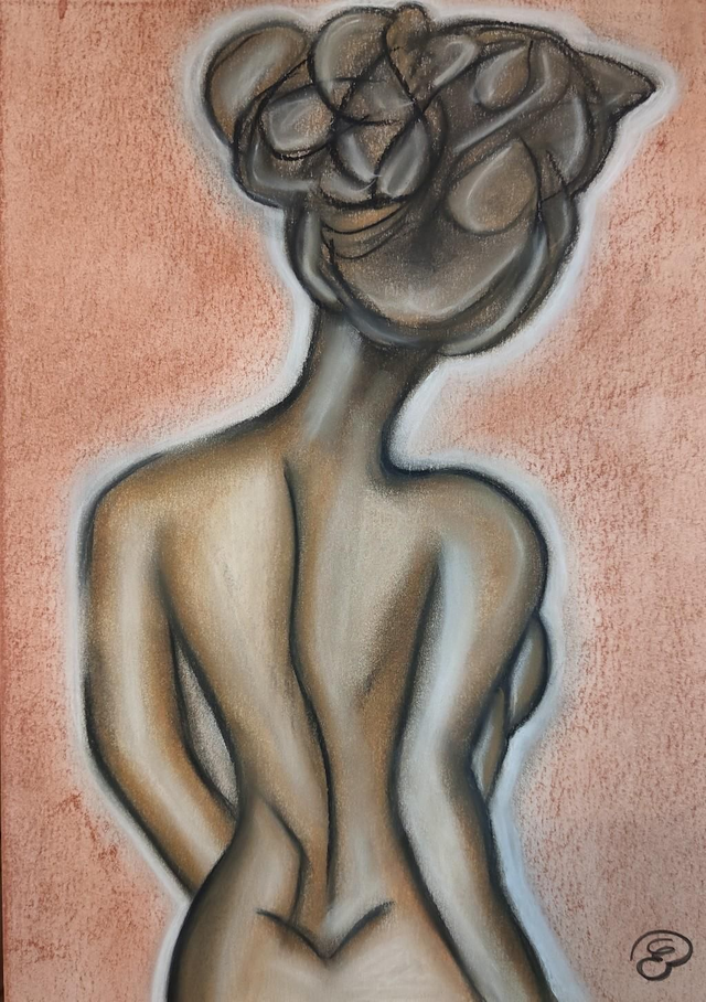 Looking her from behind