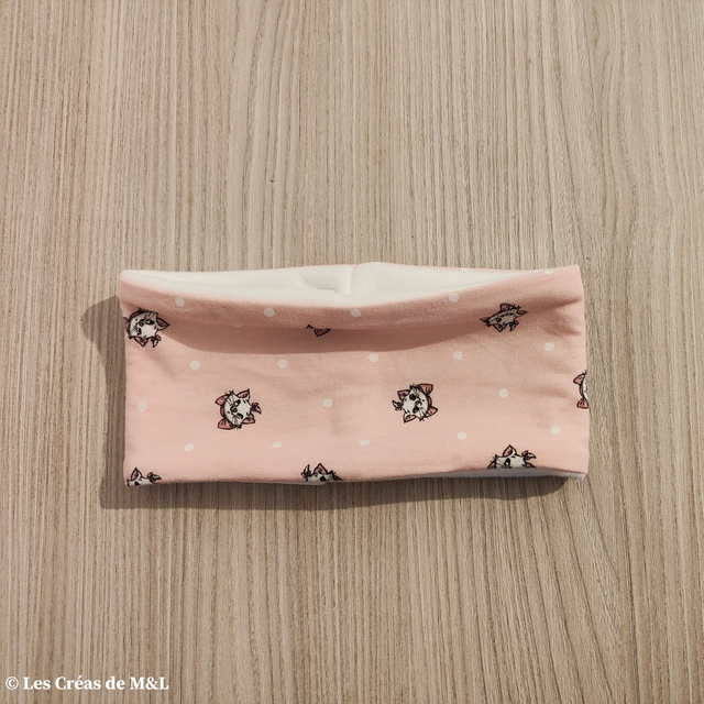 Snood Aristochats & Polaire Blanche (Bébé)