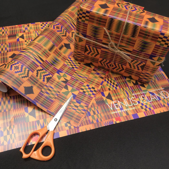 African Kente Print Wrapping Paper - Gift Wrap
