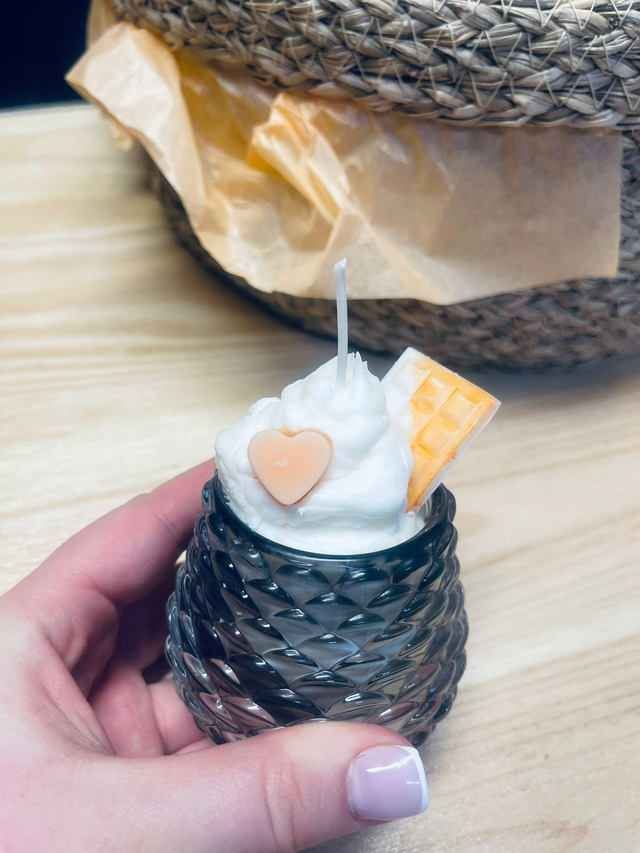 Vela aromatica postre (vaso alto)