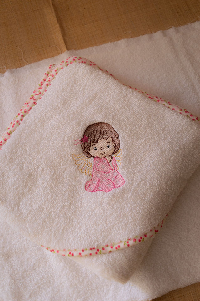 Cape de bain BB Ange