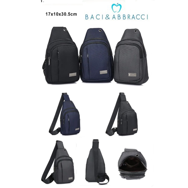 Tracolla da uomo Baci & Abbracci Tinta Unita
