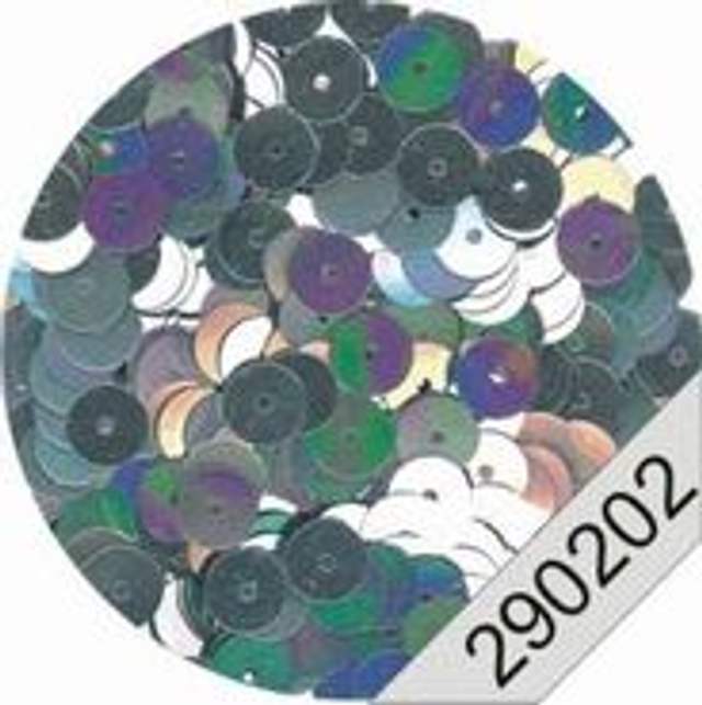 Pailletten shell silver - ca. 600 stuks (290202)