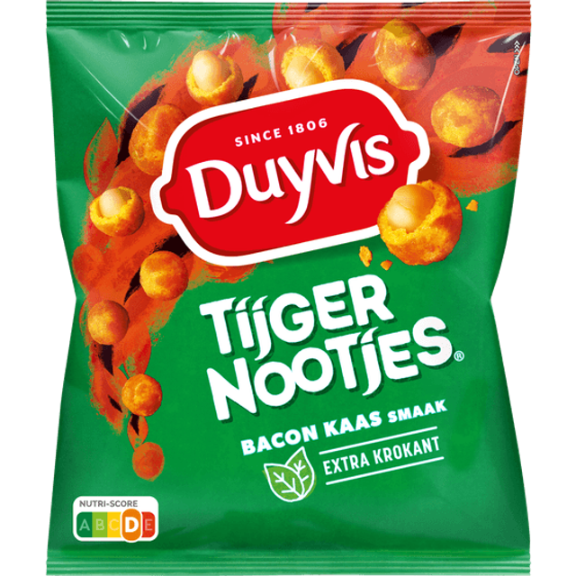 Duyvis Tijgernootjes bacon-kaas 275 gram 